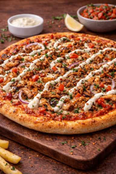 Pizza shawarma Pizza shawarma
