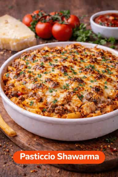 Pasticcio shawarma Pasticcio shawarma