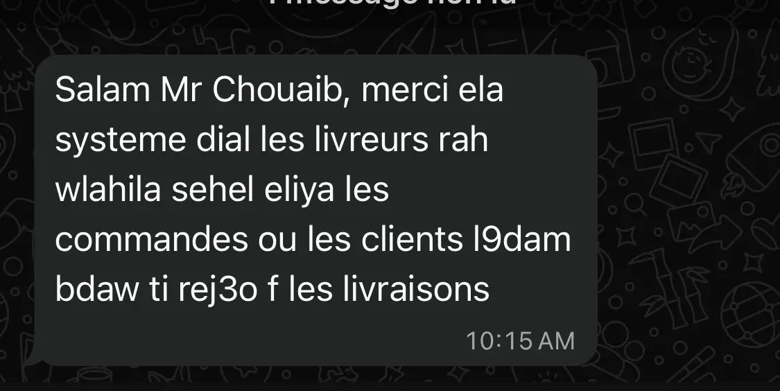 témoignage whatsapp pour client